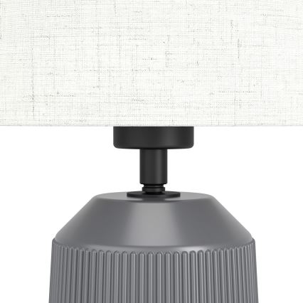 Eglo - Stolna lampa 1xE27/40W/230V siva