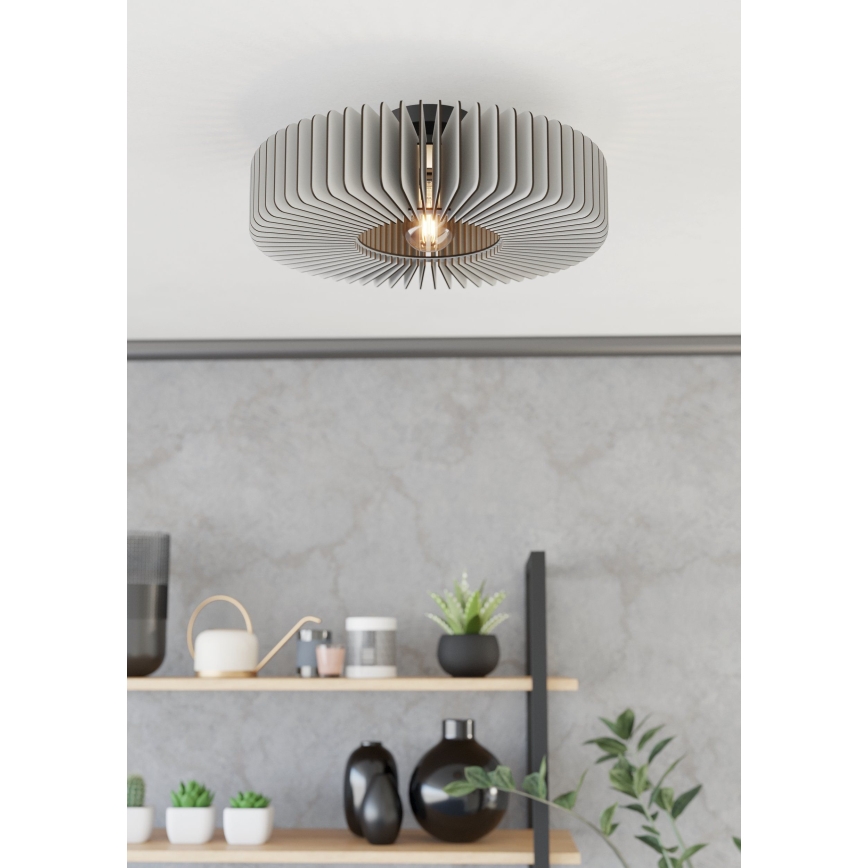 Eglo - Stropna svjetiljka 1xE27/40W/230V siva