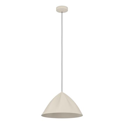 Eglo - Luster na sajli 1xE27/40W/230V krem