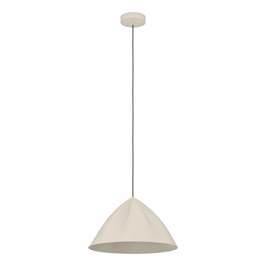 Eglo - Luster na sajli 1xE27/40W/230V krem