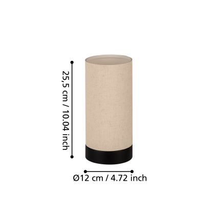 Eglo - Stolna lampa 1xE27/40W/230V