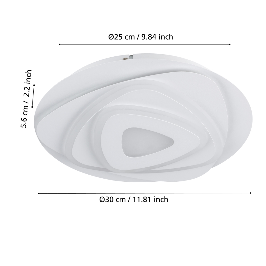 Eglo - LED Stropna svjetiljka LED/14,7W/230V pr. 30 cm