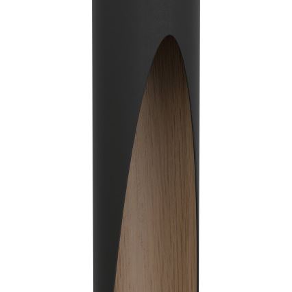 Eglo 900874 - Viseći LED luster na sajli BARBOTTO 1xGU10/4,5W/230V crna/smeđa