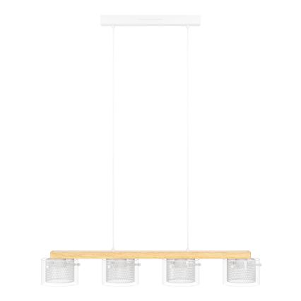 Eglo - LED RGBW Prigušivi luster na sajli 4xLED/3,7W/230V 2700-6500K