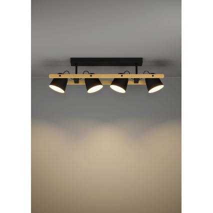 Eglo - LED RGBW stropna lampa s prigušivanjem 4xLED/3,7W/230V 2700-6500K