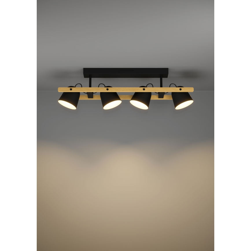 Eglo - LED RGBW stropna lampa s prigušivanjem 4xLED/3,7W/230V 2700-6500K