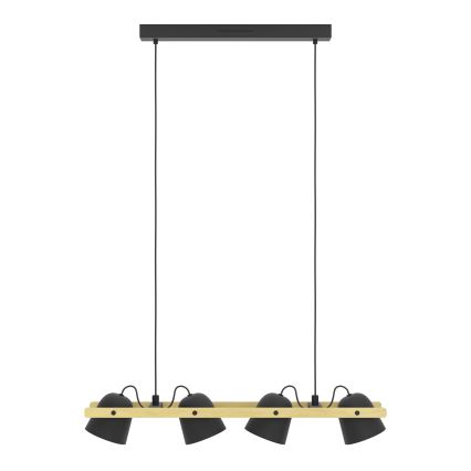 Eglo - LED RGBW dimabilni luster na užetu 4xLED/3,7W/230V 2700-6500K