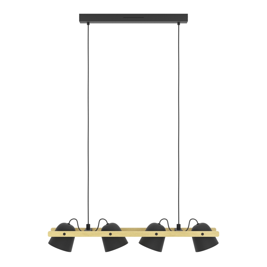 Eglo - LED RGBW dimabilni luster na užetu 4xLED/3,7W/230V 2700-6500K