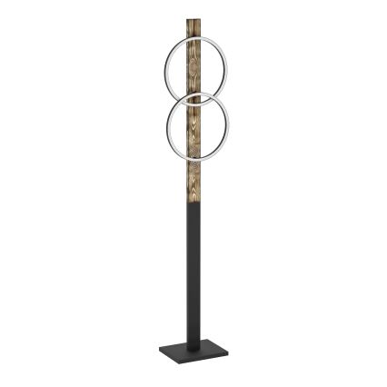 Eglo - LED Podna lampa 2xLED/12W/230V 3000K smeđa/crna
