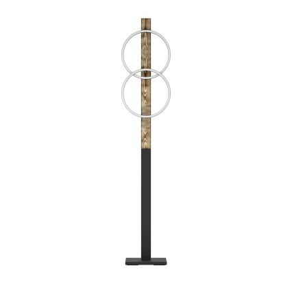 Eglo - LED Podna lampa 2xLED/12W/230V 3000K smeđa/crna