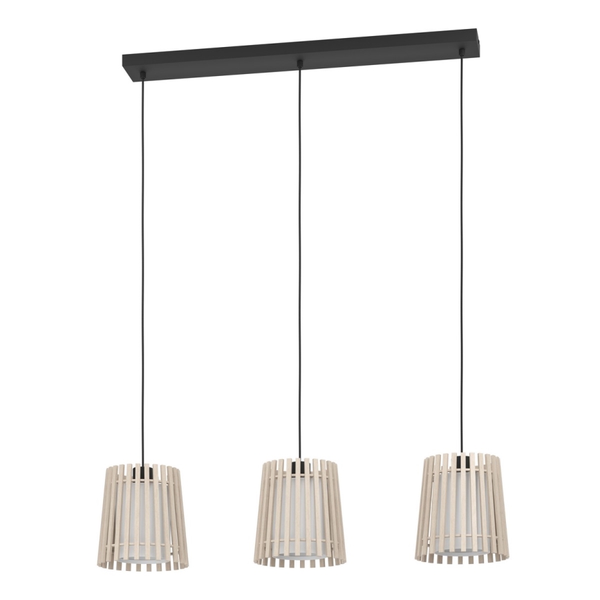 Eglo - Luster na sajli 3xE27/25W/230V