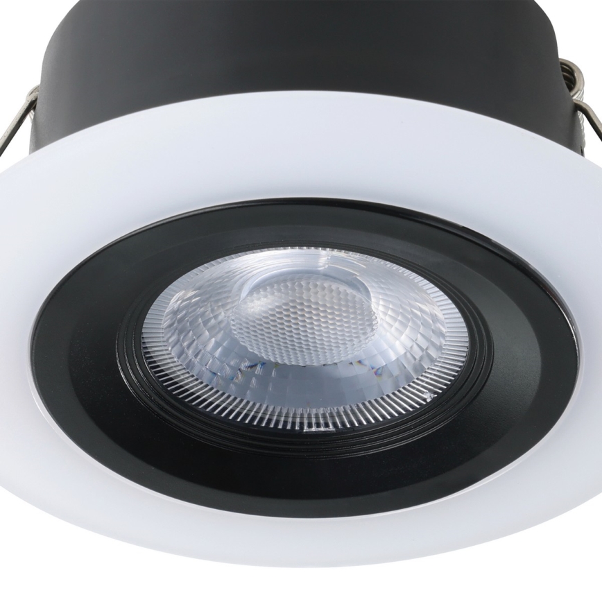 Eglo - komplet od 3 ugradna LED svjetla LED/4,8W/230V crna
