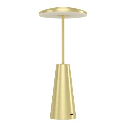 Eglo - LED Prigušiva dodirna vanjska lampa LED/2,8W/5V 2400K/3000K/4000K 5200 mAh IP54 zlatna
