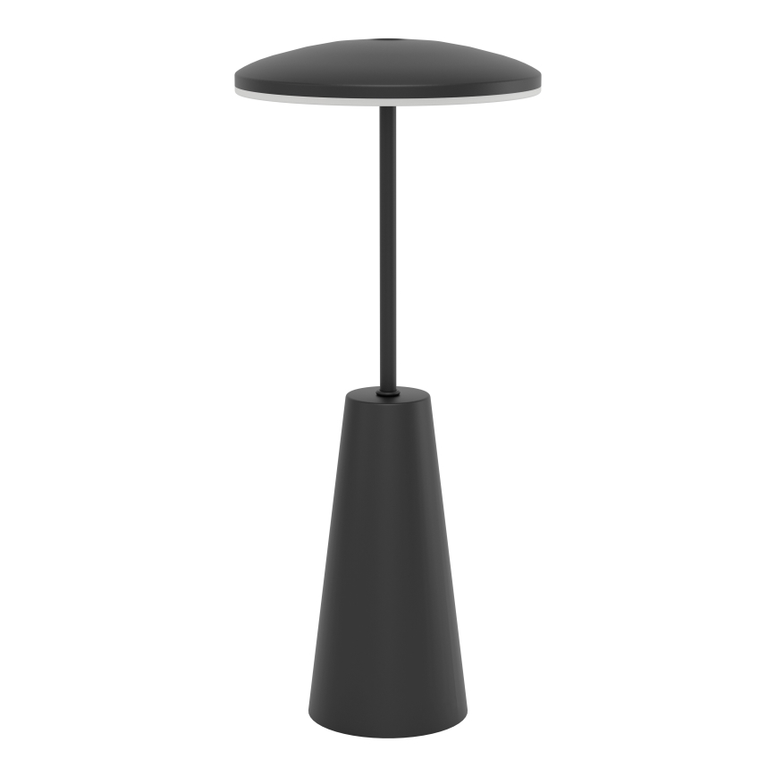 Eglo - LED Prigušiva dodirna vanjska lampa LED/2,8W/5V 2400K/3000K/4000K 5200 mAh IP54 crna