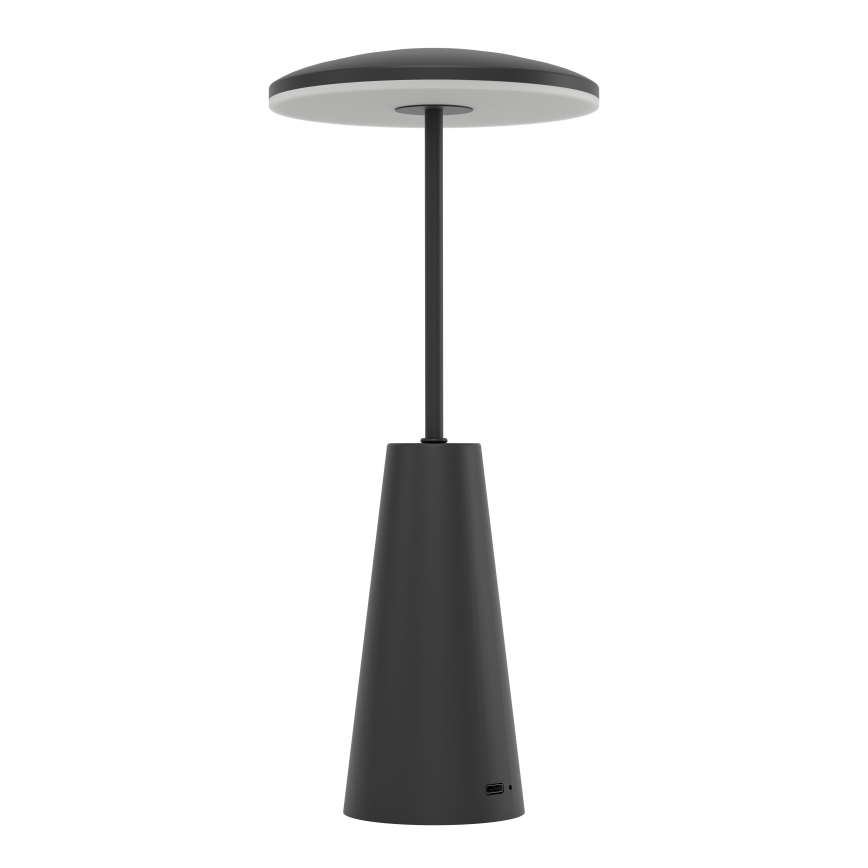 Eglo - LED Prigušiva dodirna vanjska lampa LED/2,8W/5V 2400K/3000K/4000K 5200 mAh IP54 crna