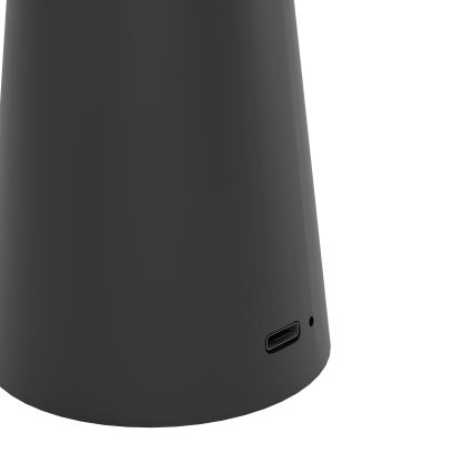 Eglo - LED Prigušiva dodirna vanjska lampa LED/2,8W/5V 2400K/3000K/4000K 5200 mAh IP54 crna
