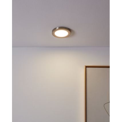 Eglo - LED Ugradbena svjetiljka LED/5,5W/230V 4000K mat krom
