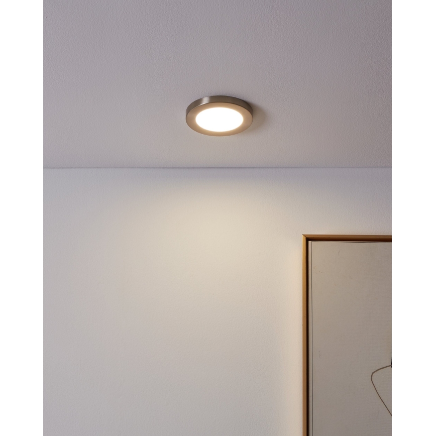 Eglo - LED Ugradbena svjetiljka LED/5,5W/230V 4000K mat krom