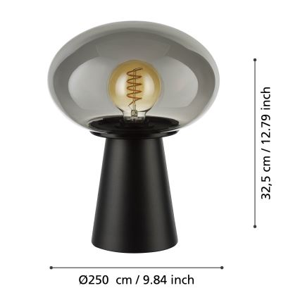 Eglo - Stolna lampa 1xE27/40W/230V 32,5 cm