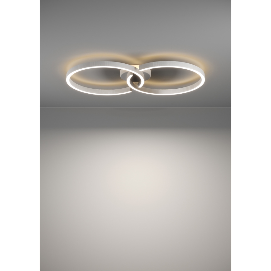 Eglo 900954 - LED RGBW Prigušiva stropna svjetiljka LED/19,5W/230V 2700-6500K bijela + daljinski upravljač
