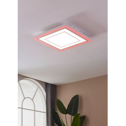 Eglo - LED RGBW Prigušiva stropna svjetiljka LED/29W/230V 3000-6500K + daljinski upravljač