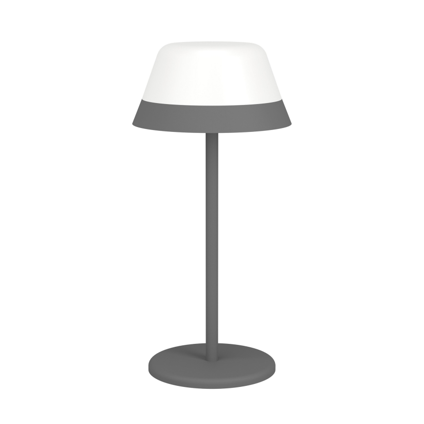 Eglo - LED RGBW Prigušiva dodirna vanjska lampa 2u1 LED/1,5W/5V 2600 mAh IP54 siva