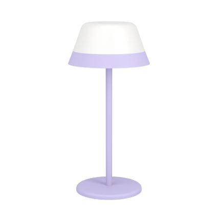 Eglo - LED RGBW Prigušiva dodirna vanjska lampa 2u1 LED/1,5W/5V 2600 mAh IP54 ljubičasta