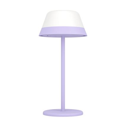 Eglo - LED RGBW Prigušiva dodirna vanjska lampa 2u1 LED/1,5W/5V 2600 mAh IP54 ljubičasta