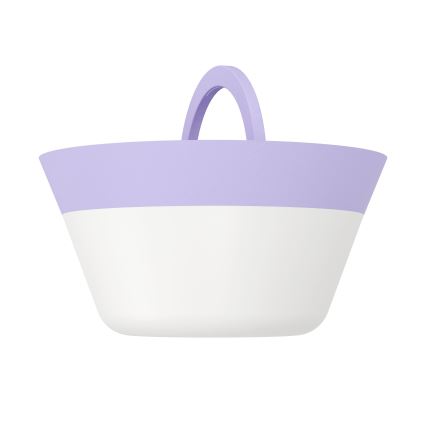 Eglo - LED RGBW Prigušiva dodirna vanjska lampa 2u1 LED/1,5W/5V 2600 mAh IP54 ljubičasta