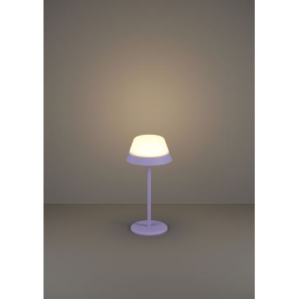 Eglo - LED RGBW vanjska lampa s dodirnim upravljanjem i prigušivanjem 2u1 LED/1,5W/5V 2600 mAh IP54 ljubičasta