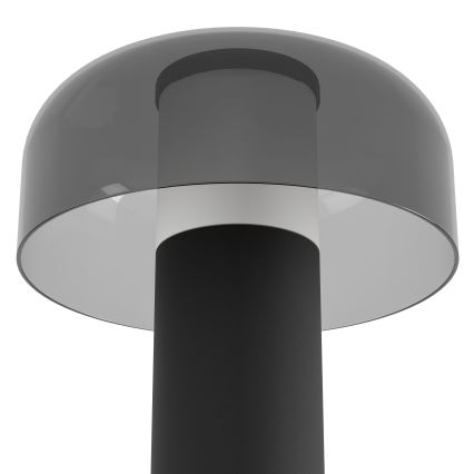 Eglo - LED vanjska lampa s dodirnim prigušivačem LED/2,25W/5V 2400-4000K 5200 mAh IP44 crna