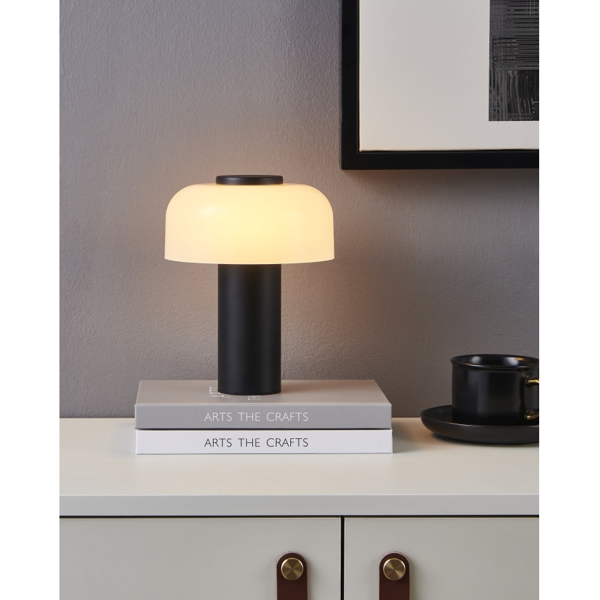 Eglo - LED Prigušiva dodirna vanjska lampa LED/2,25W/5V 2400-4000K 5200 mAh IP44 crna/bijela