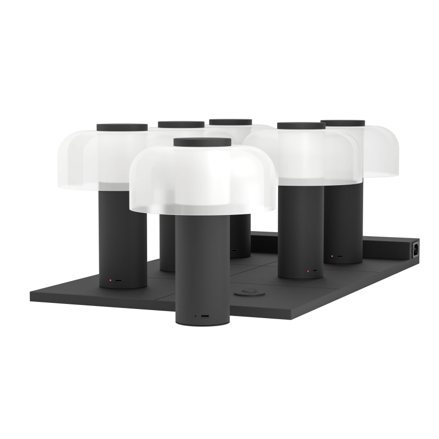 Eglo - LED Prigušiva dodirna vanjska lampa LED/2,25W/5V 2400-4000K 5200 mAh IP44 crna/bijela