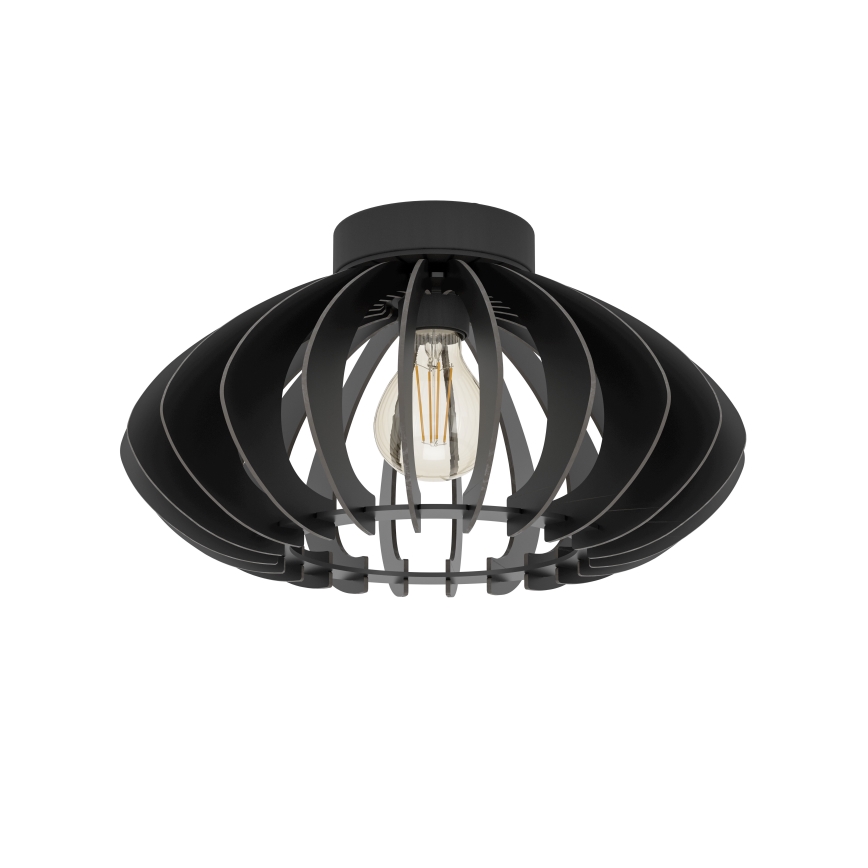 Eglo - Stropna svjetiljka 1xE27/40W/230V pr. 38 cm crna