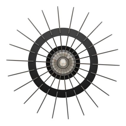 Eglo - Stropna svjetiljka 1xE27/40W/230V pr. 38 cm crna