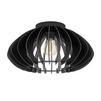 Eglo - Stropna svjetiljka 1xE27/40W/230V pr. 45 cm crna