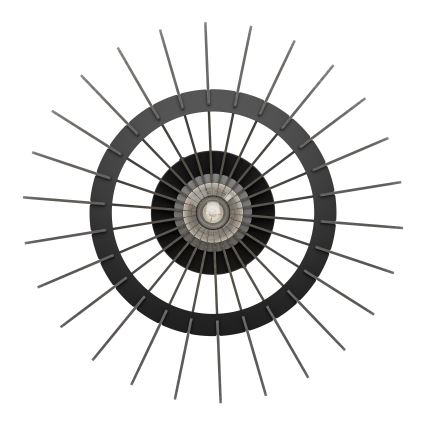 Eglo - Stropna svjetiljka 1xE27/40W/230V pr. 45 cm crna