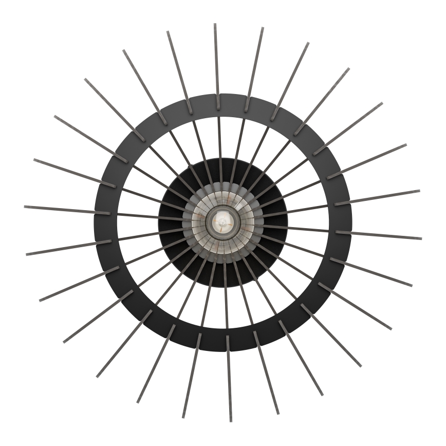 Eglo - Stropna svjetiljka 1xE27/40W/230V pr. 45 cm crna