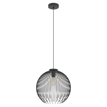 Eglo - Luster na sajli 1xE27/40W/230V crna