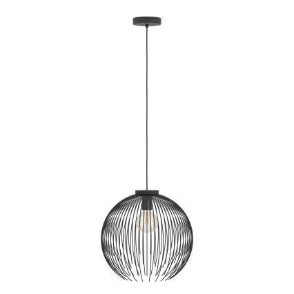 Eglo - Luster na sajli 1xE27/40W/230V crna