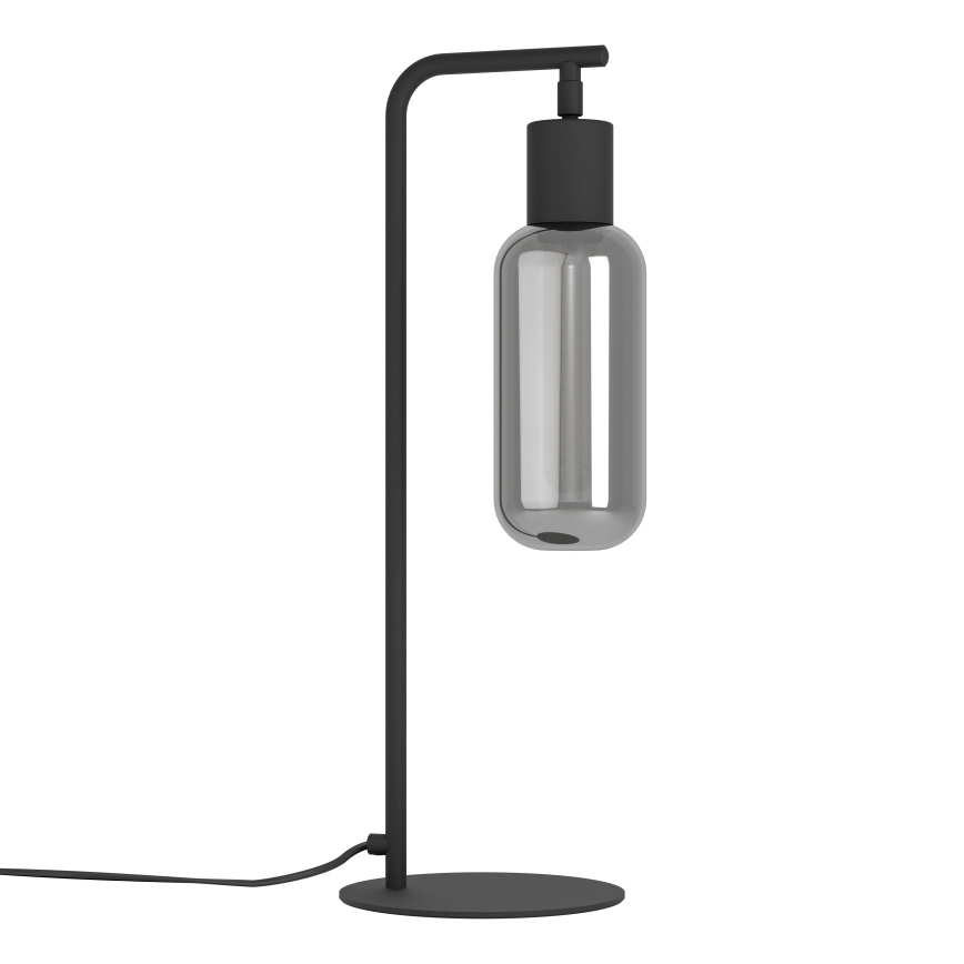 Eglo - Stolna lampa 1xE27/4W/230V crna/zadimljena