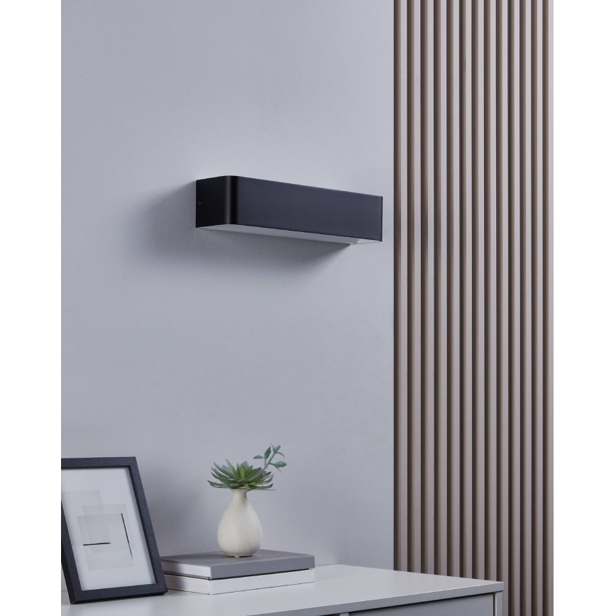 Eglo - LED Zidna svjetiljka LED/12W/230V 3000K crna