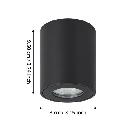 Eglo - Vanjska reflektorska svjetiljka 1xGU10/5W/230V pr. 8 cm IP44