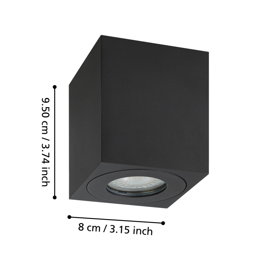 Eglo - Vanjska reflektorska svjetiljka 1xGU10/5W/230V 8x8cm IP44