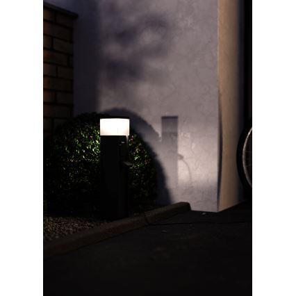 Eglo - Vanjska lampa s 2 utičnicama, 1xE27/25W/230V, IP54, antracit