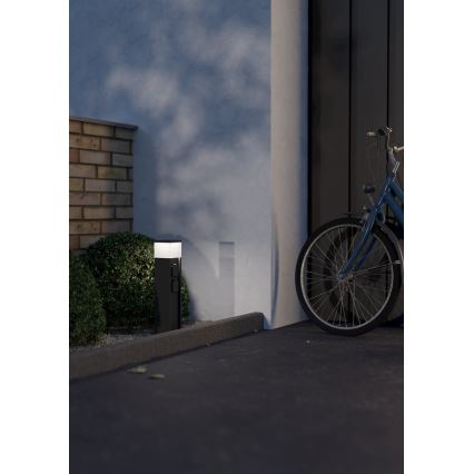 Eglo - Vanjska lampa s 2 utičnicama, 1xE27/25W/230V, IP54, antracit