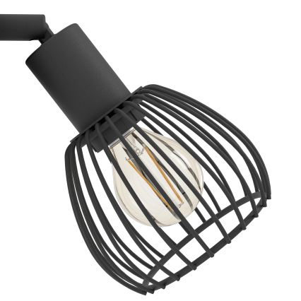 Eglo - Zidna svjetiljka 1xE14/40W/230V crna