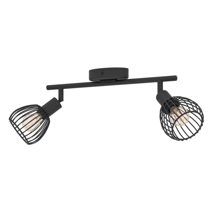 Eglo - Reflektorska svjetiljka 2xE14/40W/230V crna