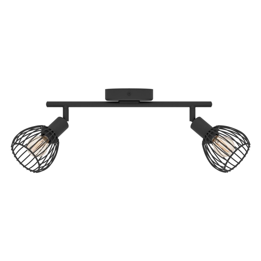 Eglo - Reflektorska svjetiljka 2xE14/40W/230V crna
