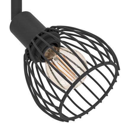 Eglo - Reflektorska svjetiljka 2xE14/40W/230V crna